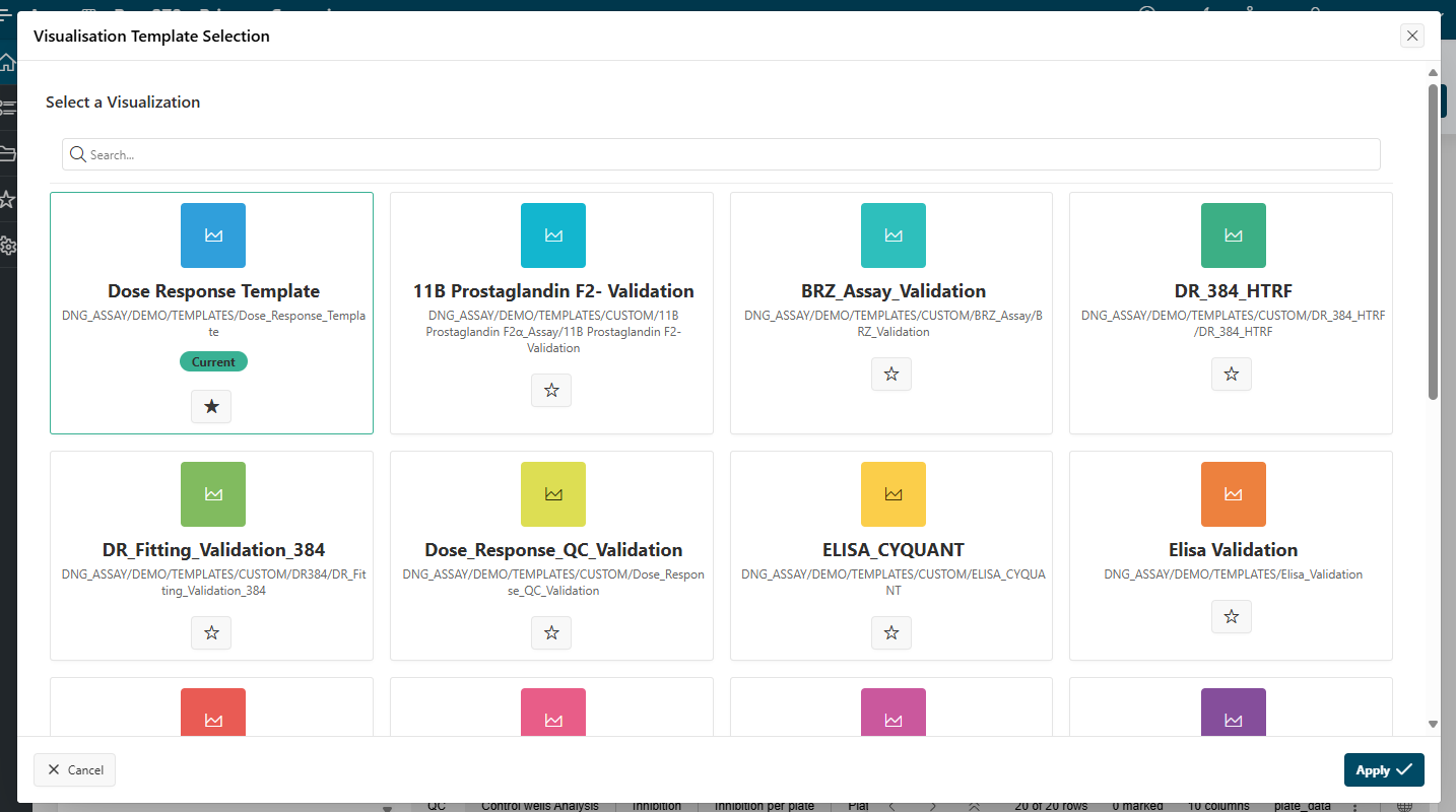 Switch visualization template screenshot Switch visualization template